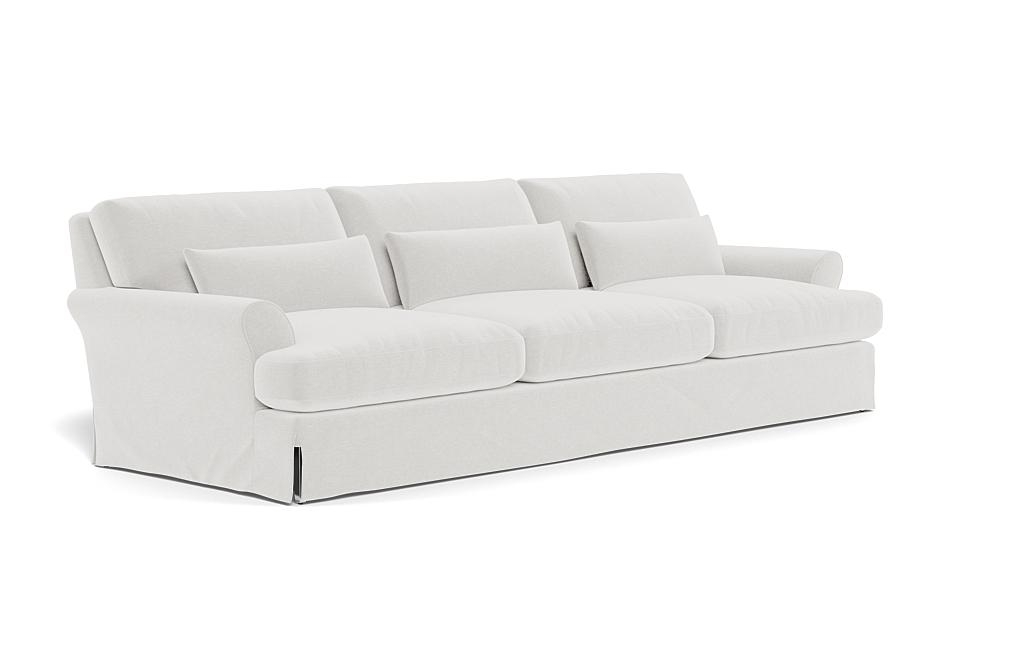 Maxwell Slipcovered 3-Seat Sofa by Apartment Therapy - Image 1