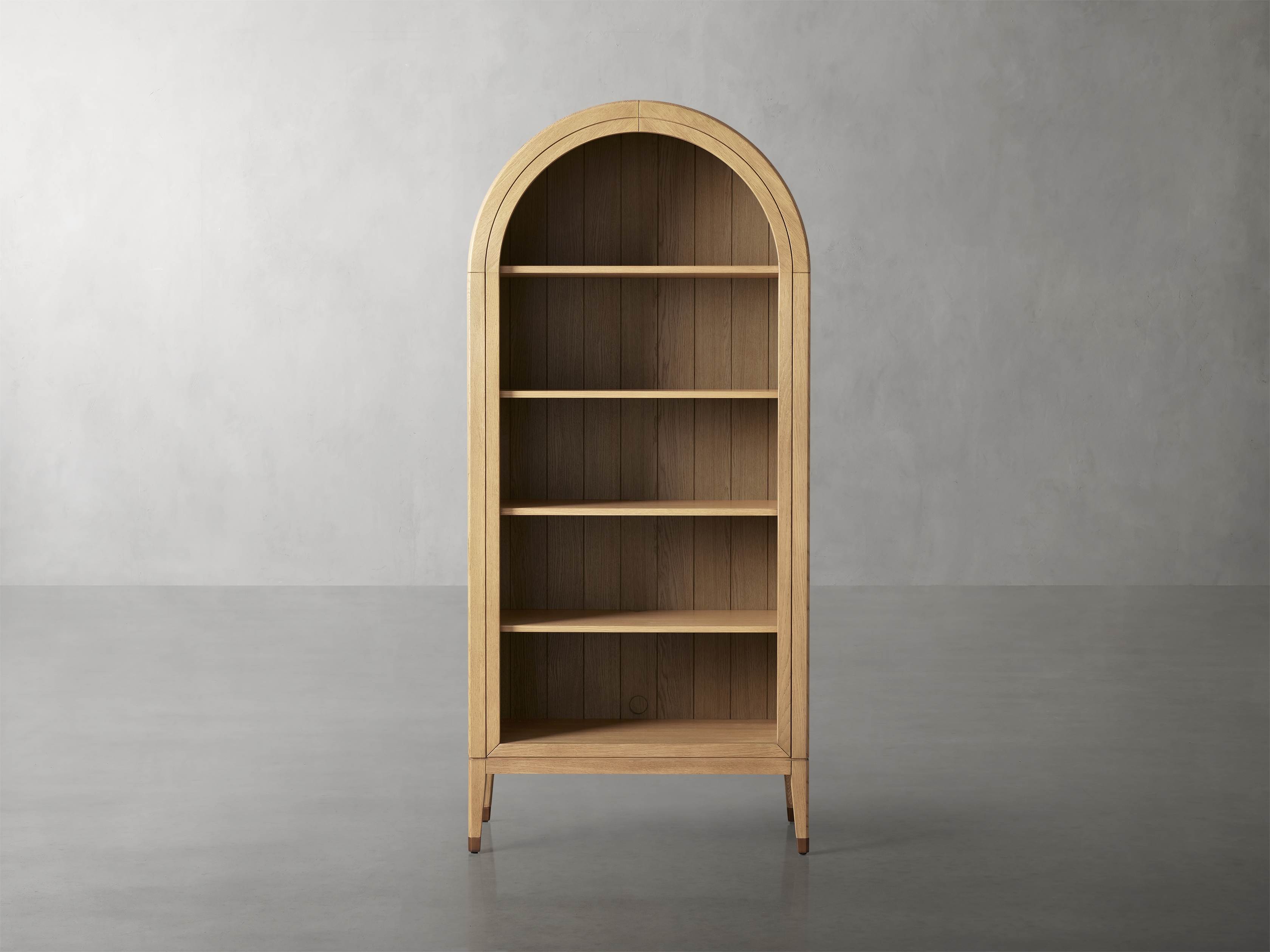 Hattie Bookcase in Wood 36" Natural  Honey  - Image 0