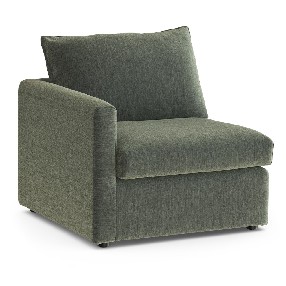 Lenae 36.25" Left Arm Module - Eleos Green - Image 1