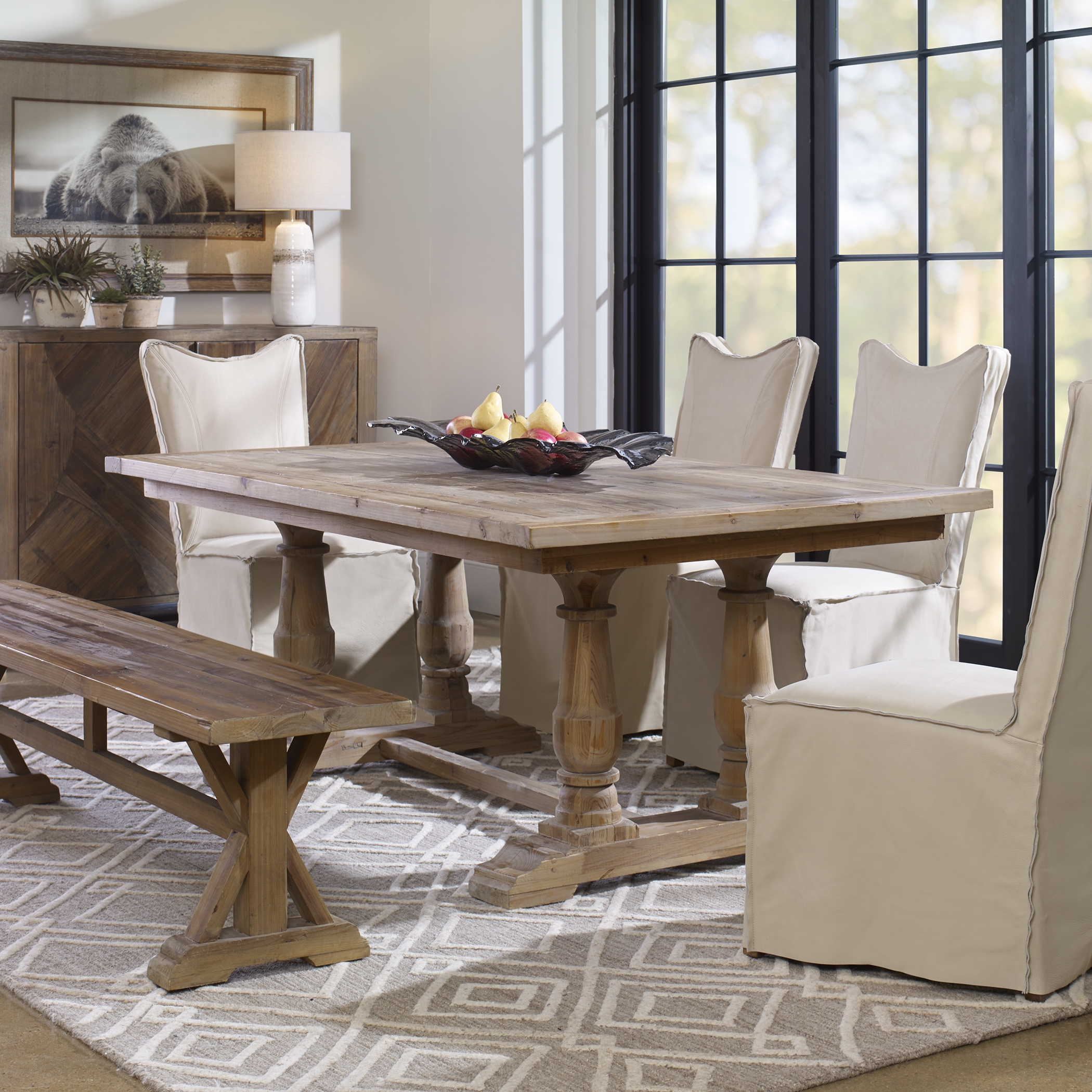 Stratford Salvaged Wood Dining Table - Image 2
