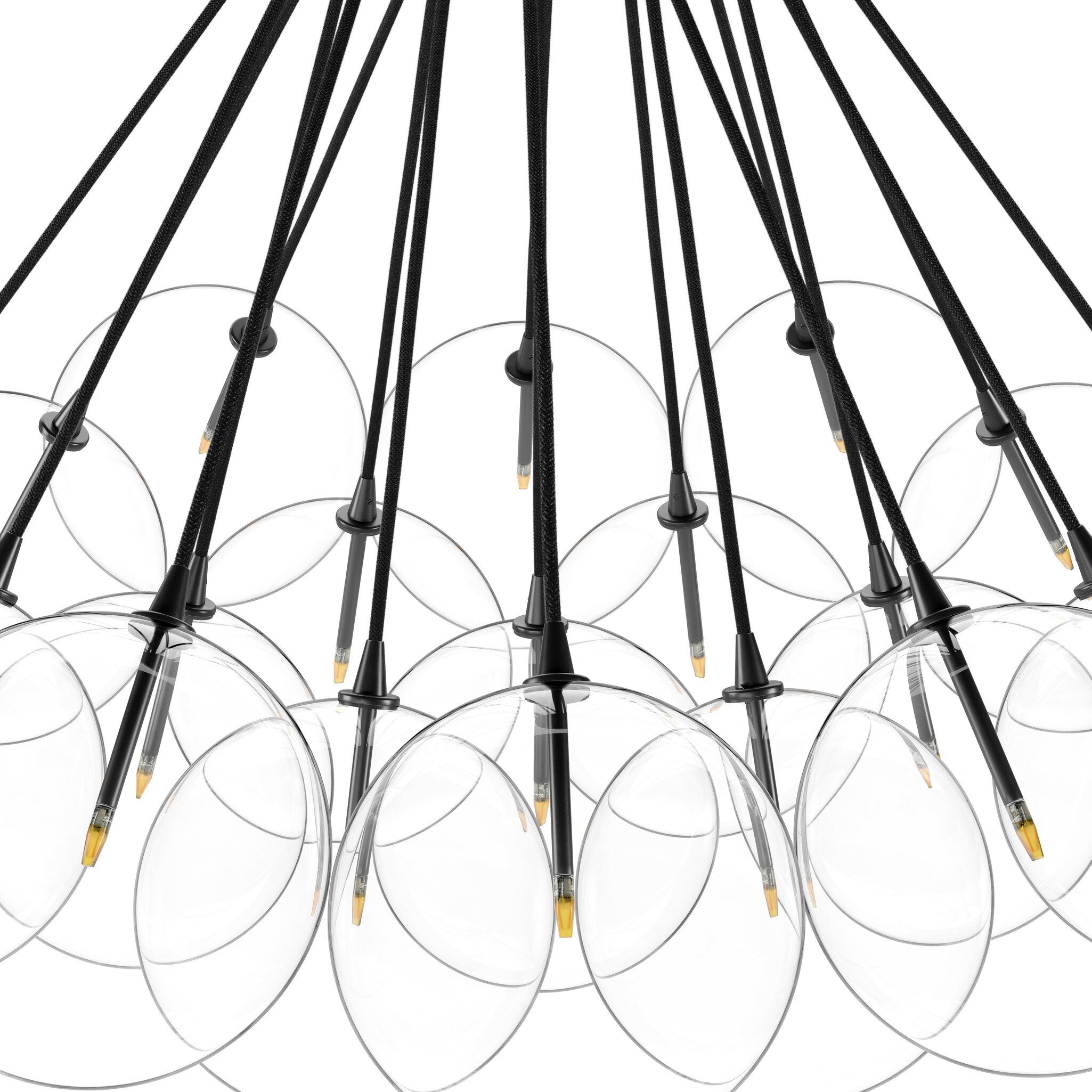 Cloud Chandelier - Black Cord - Image 3