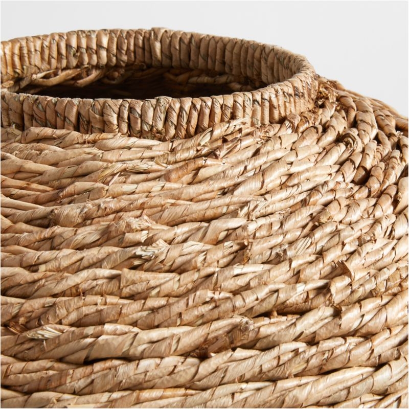 Small Handwoven Seagrass Vase 13" - Image 1