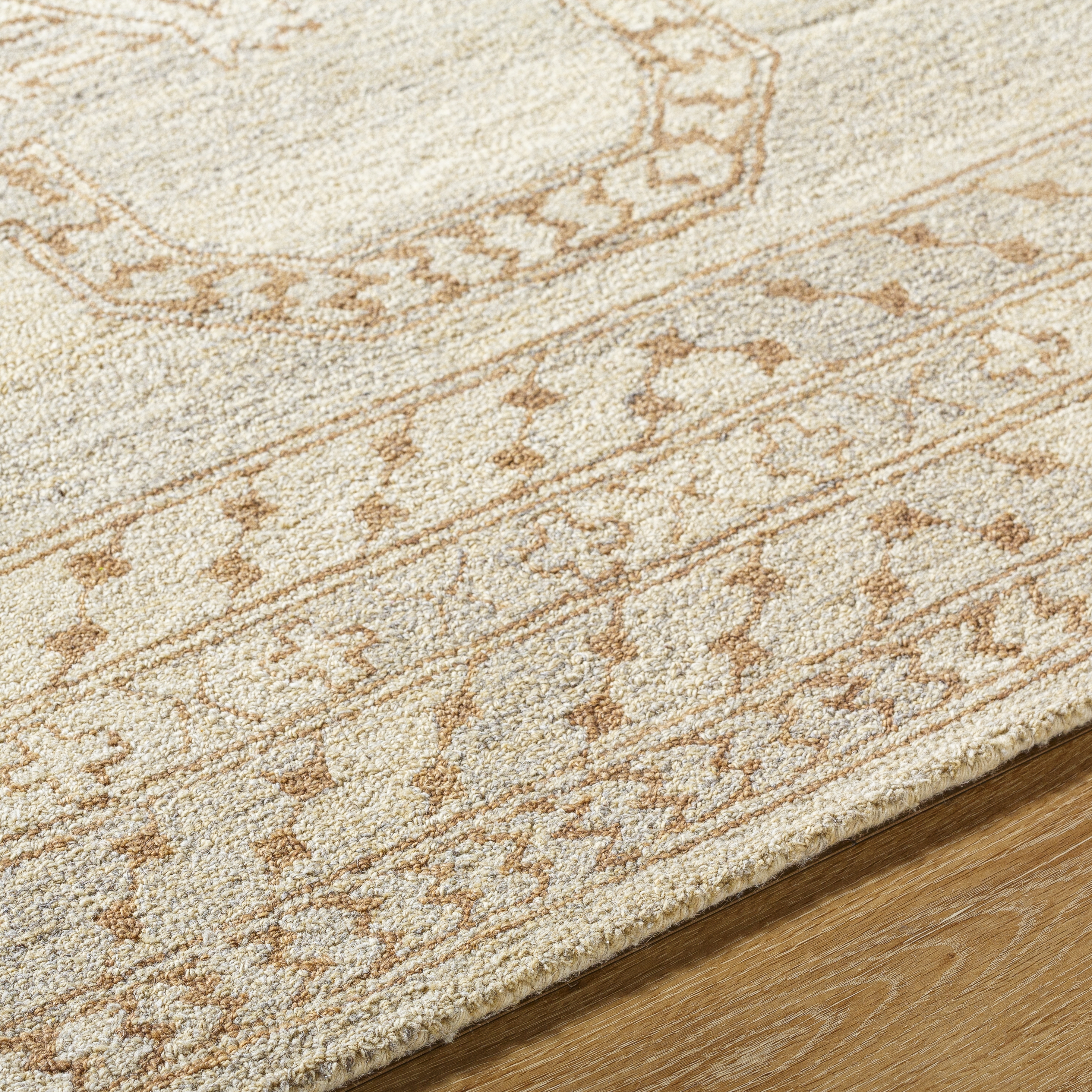 Bournemouth Beige Indoor 5' x 7'6" Handmade Rug - Image 3