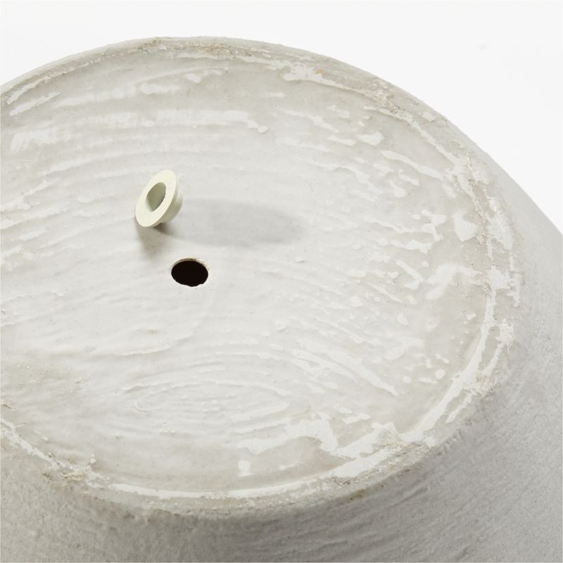 Castino White Outdoor Planter Large Set of 2 - Image 3