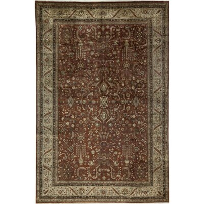 One-of-a-Kind Marquis Hand-Knotted Brown 12' x 17'11" Wool Area Rug - Image 0