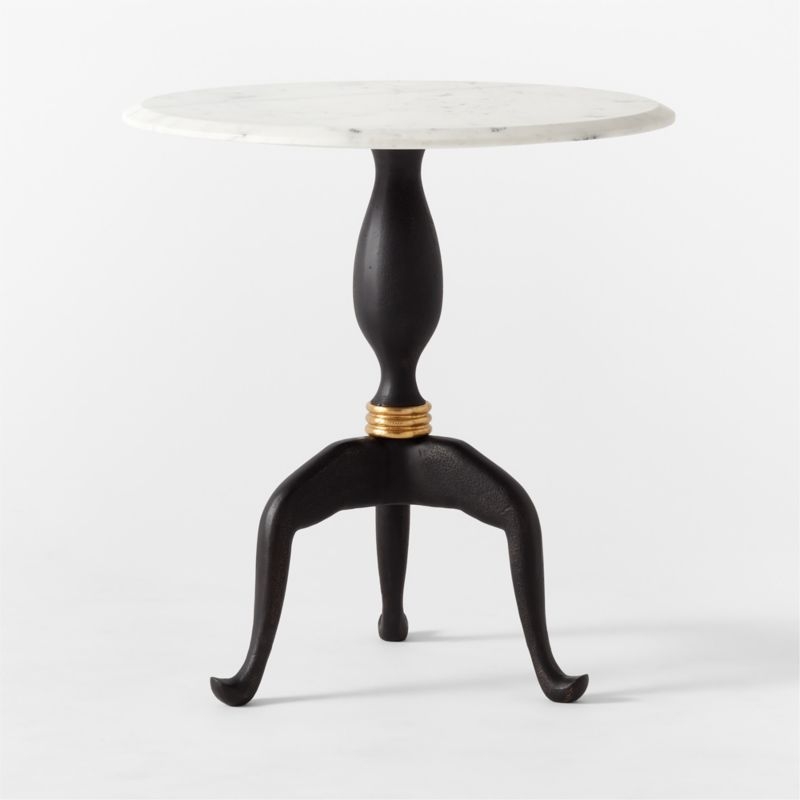 Reign Small Round Marble Dining Table - Image 1