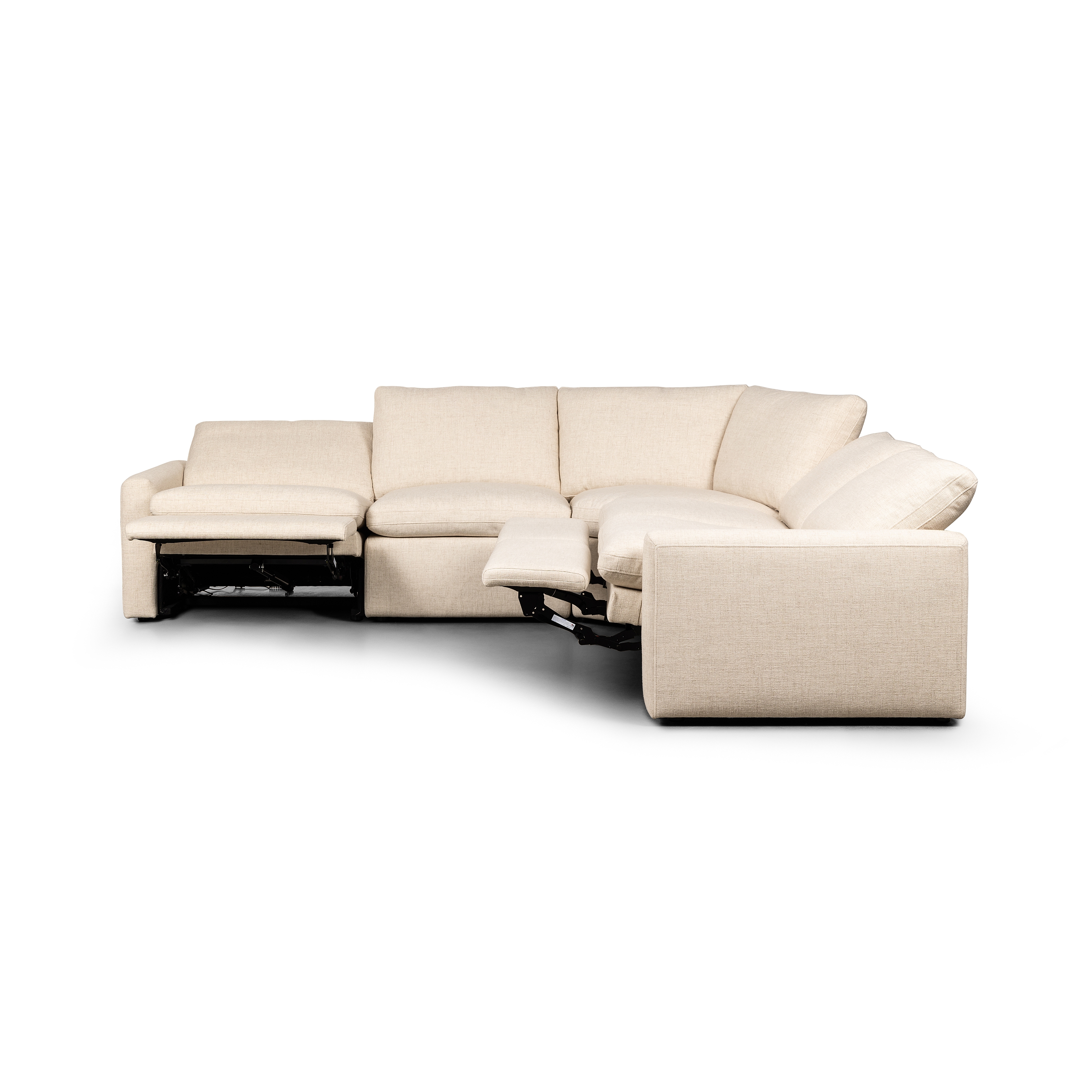 Tillery Power Recliner 5-Piece Sectional - Antigo Natural - Image 5
