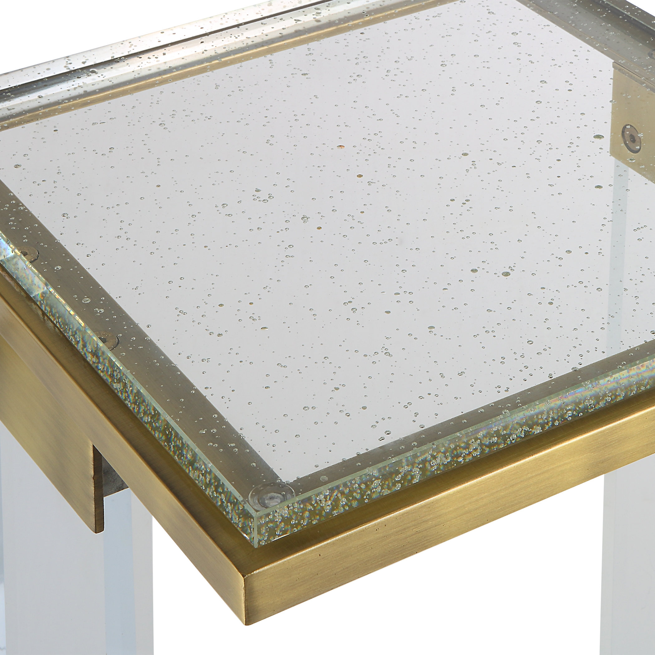 Muse Seeded Glass Accent Table - Image 6