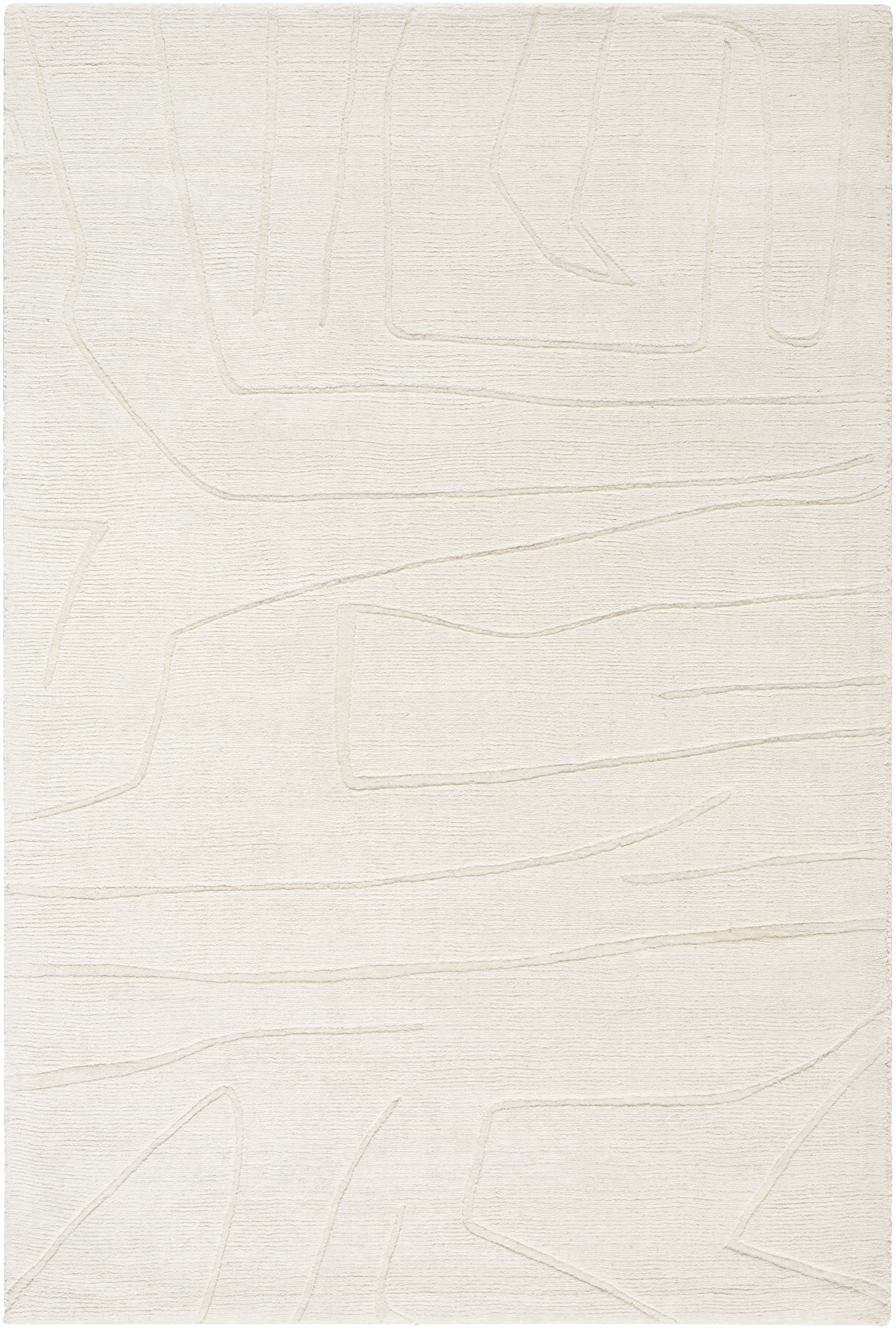 Mystique Beige Indoor 9' x 12' Handmade Rug - Image 0