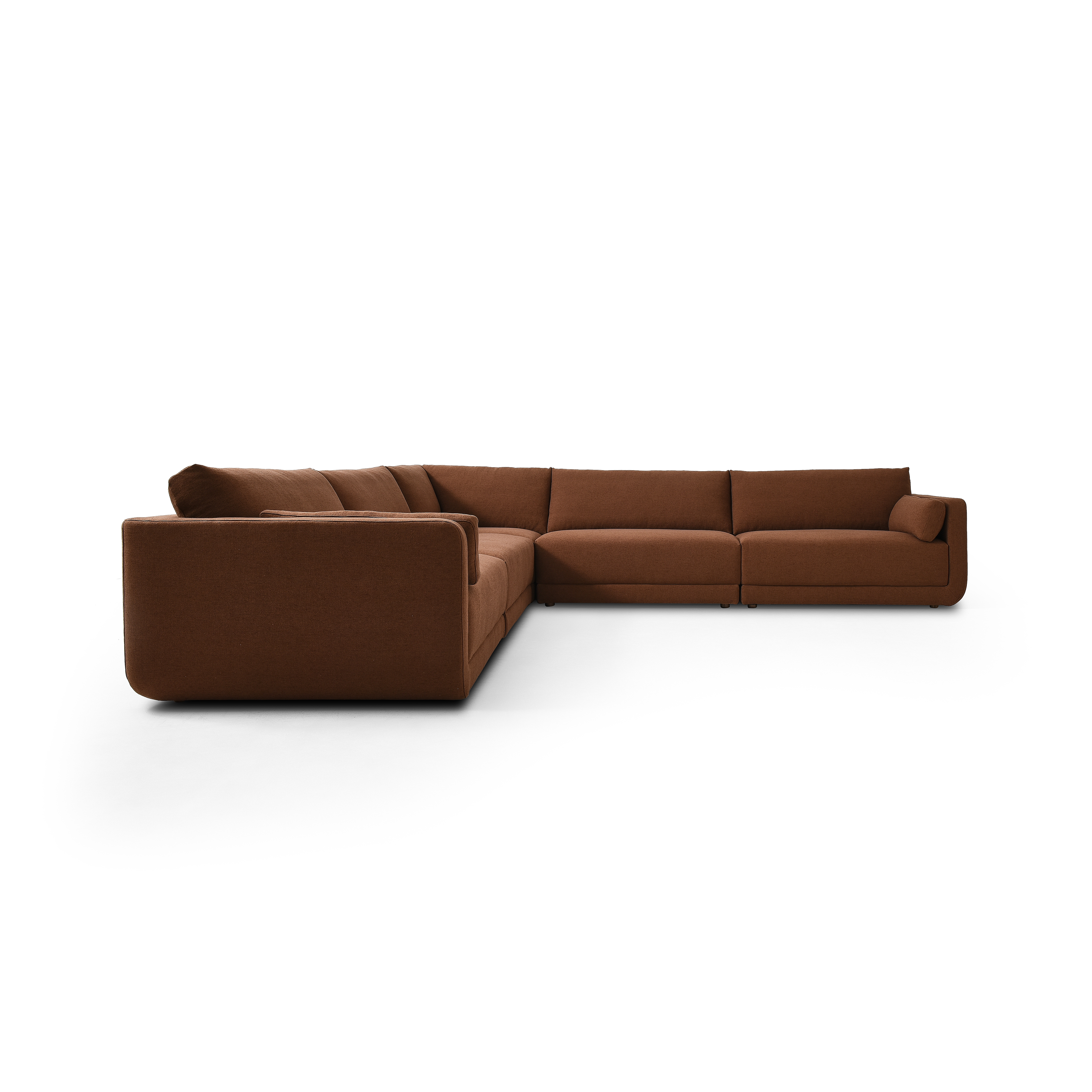 Toland 5pc Sectional-145"-Bartin Rust - Image 2