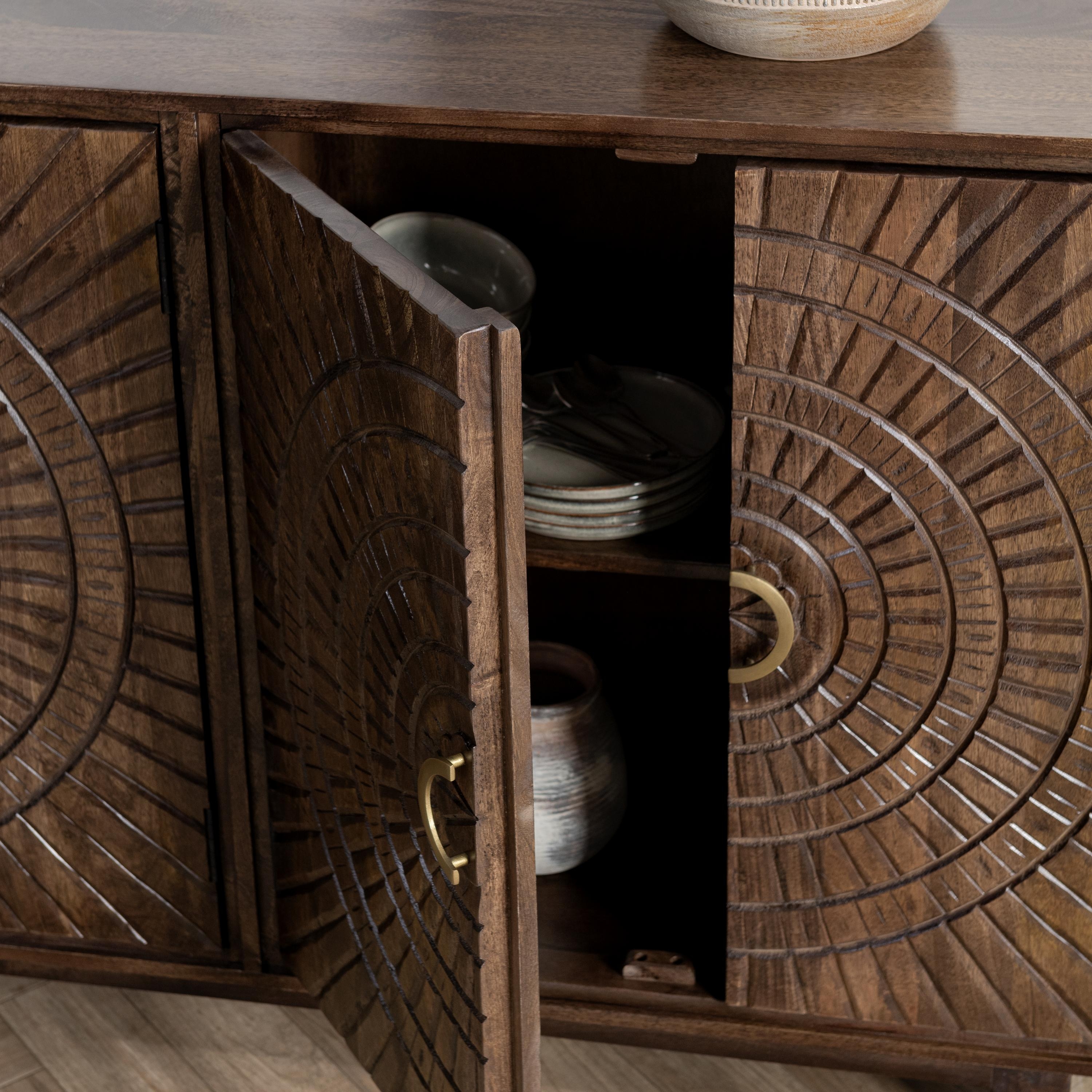 Vivienne 4Dr Buffet Brown - Image 12