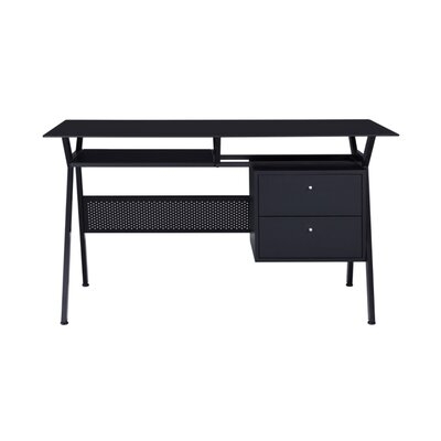 Weaving 2-drawer Computer Desk Black By Coaster - Image 0