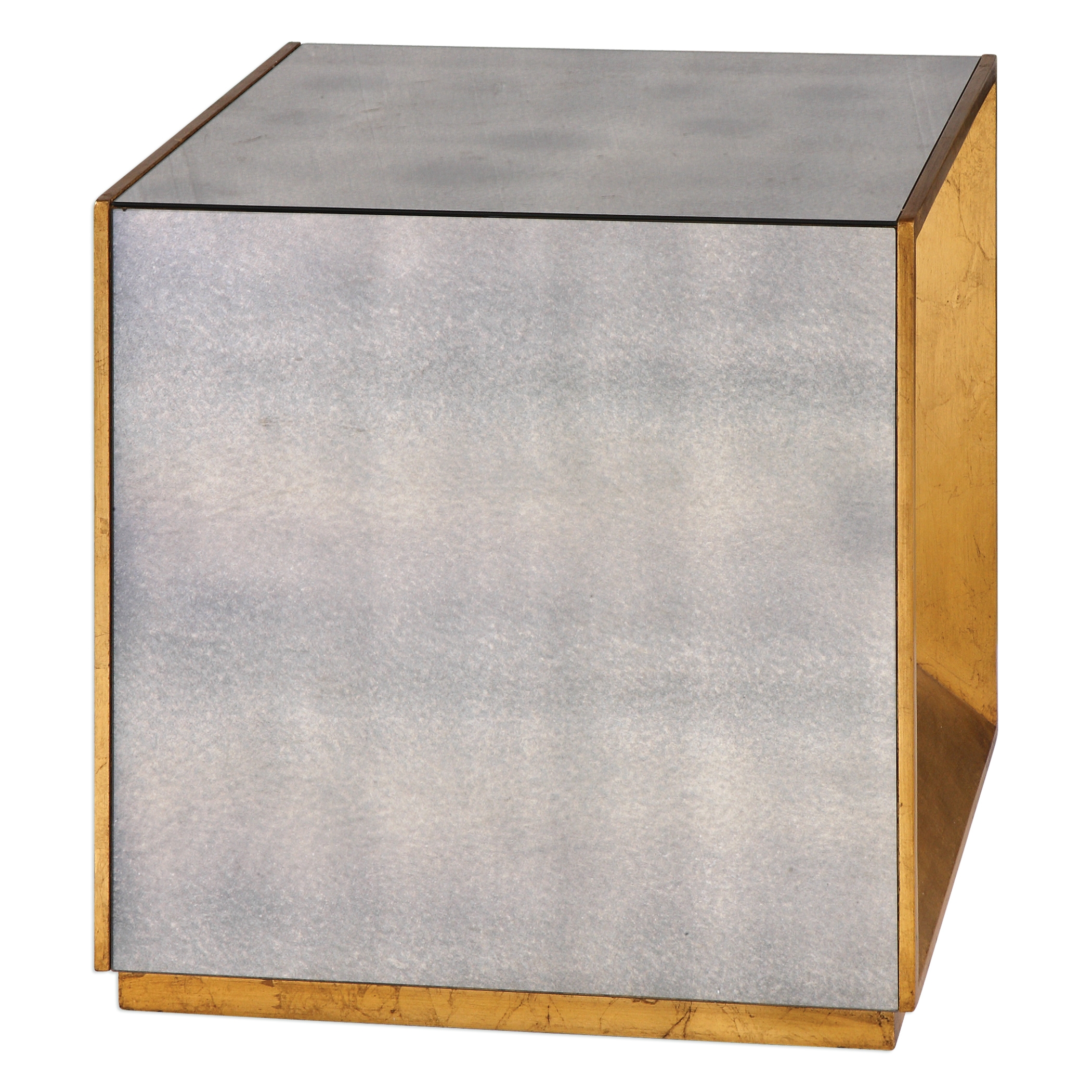 Flair Gold Cube Table - Image 2