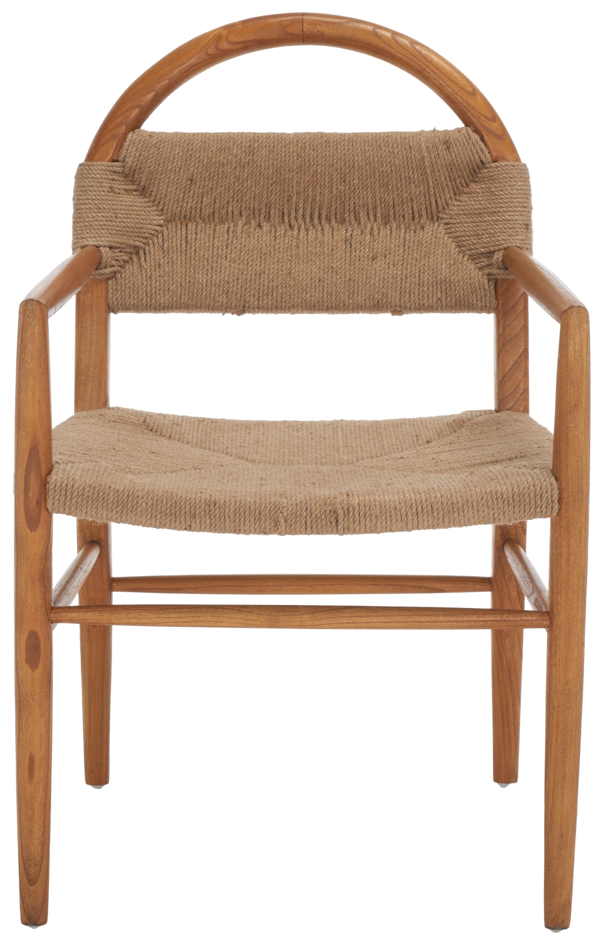 Farley Dining Chair - Brown / Natural - Safavieh - Image 0