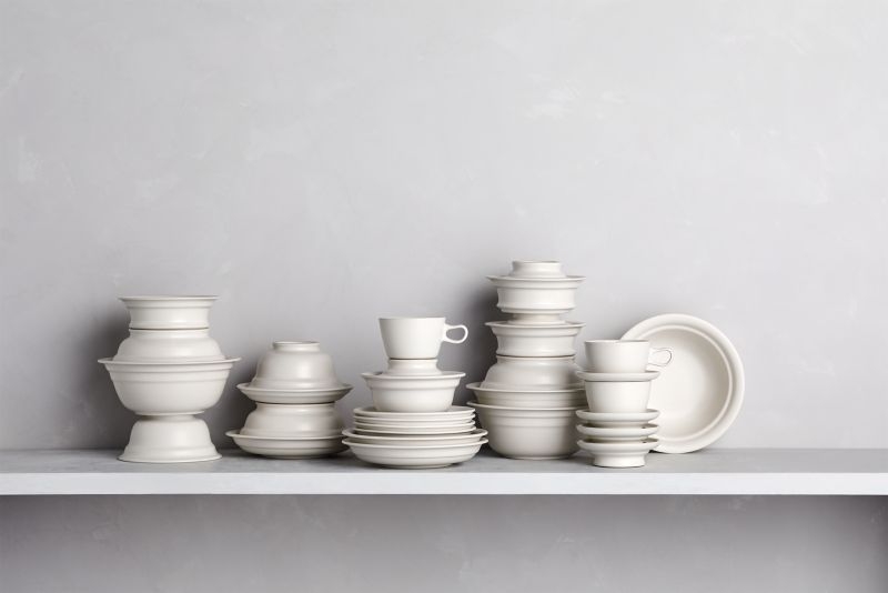 Jamesware White Stoneware 5-Piece Place Setting - Image 2
