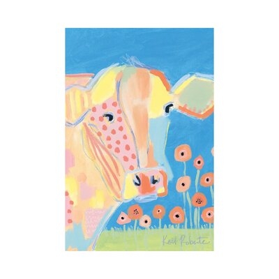 Kirby In The Field by Kait Roberts - Wrapped Canvas Painting - Image 0