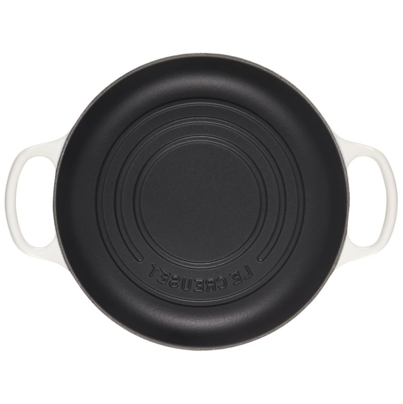 Le Creuset ® 9.5" White Enameled Cast Iron Bread Oven - Image 8