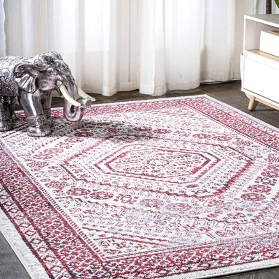 Danby Oriental Red Area Rug - Image 0