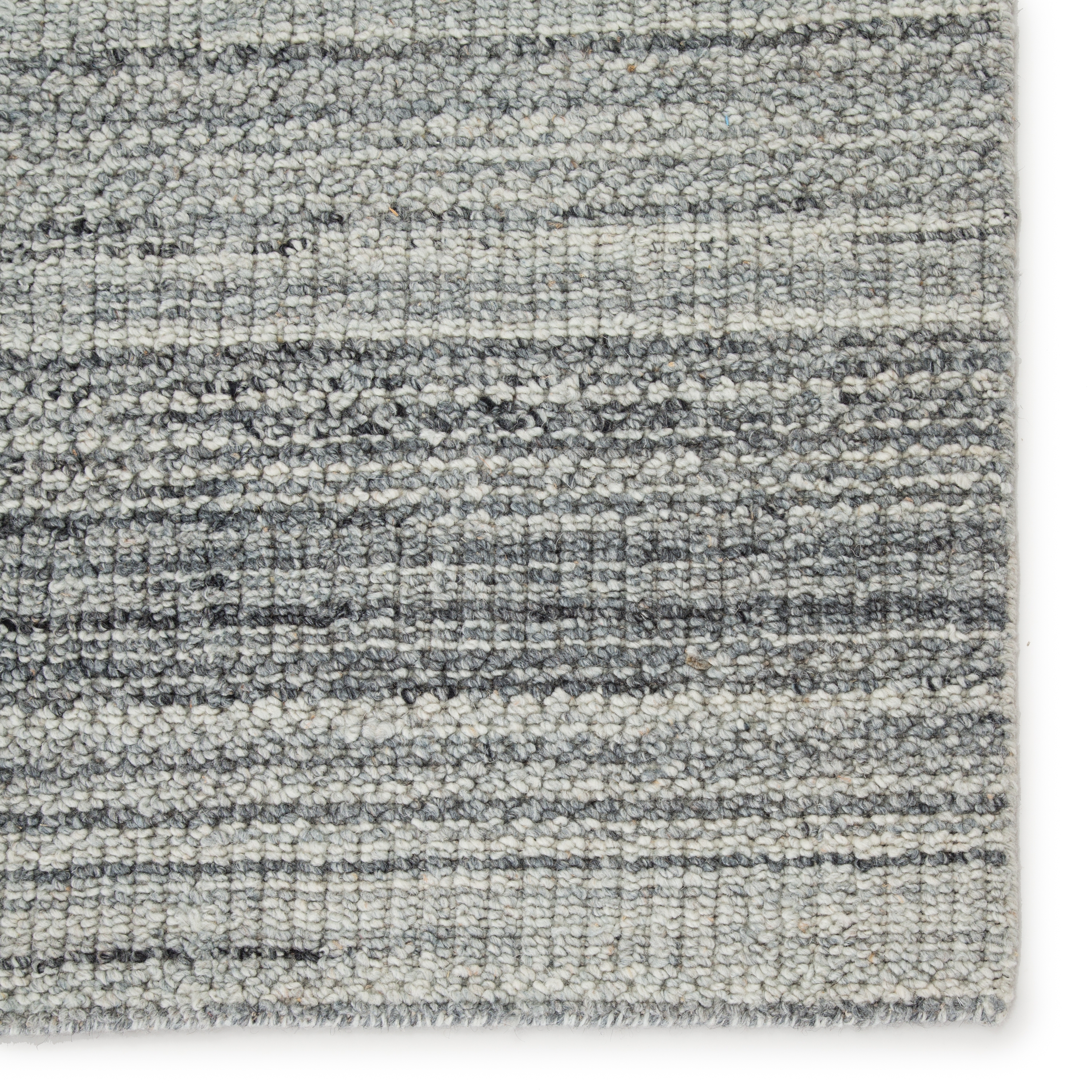 Halden Handmade Solid Gray Area Rug (9'X12') - Image 3