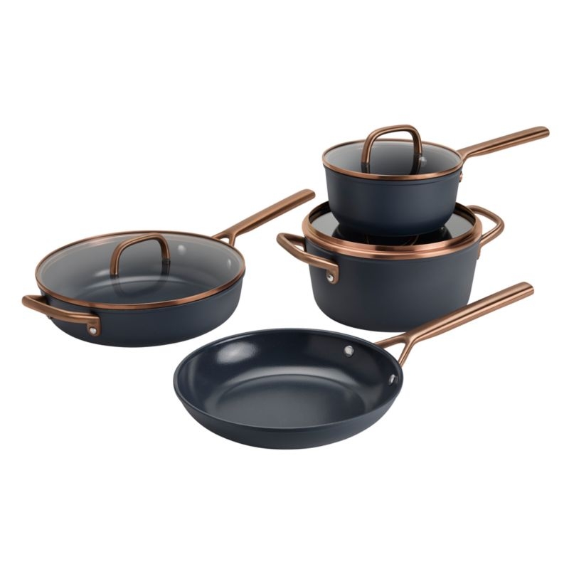 ZWILLING ® Milano Navy Ceramic Non-Stick 7-Piece Cookware Set - Image 8