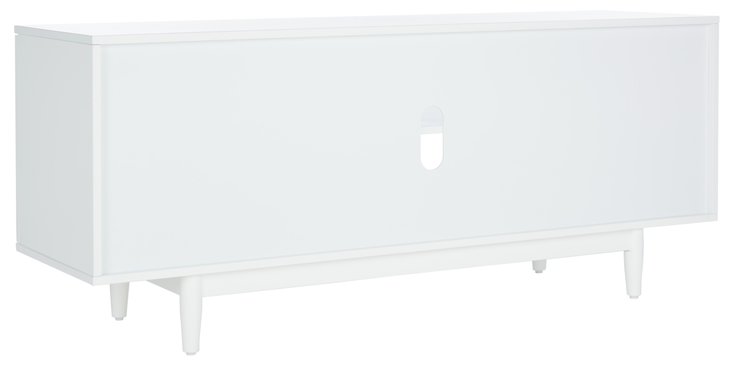 Tay 2 Shelf Pattern Media Stand - White Washed - Safavieh - Image 8