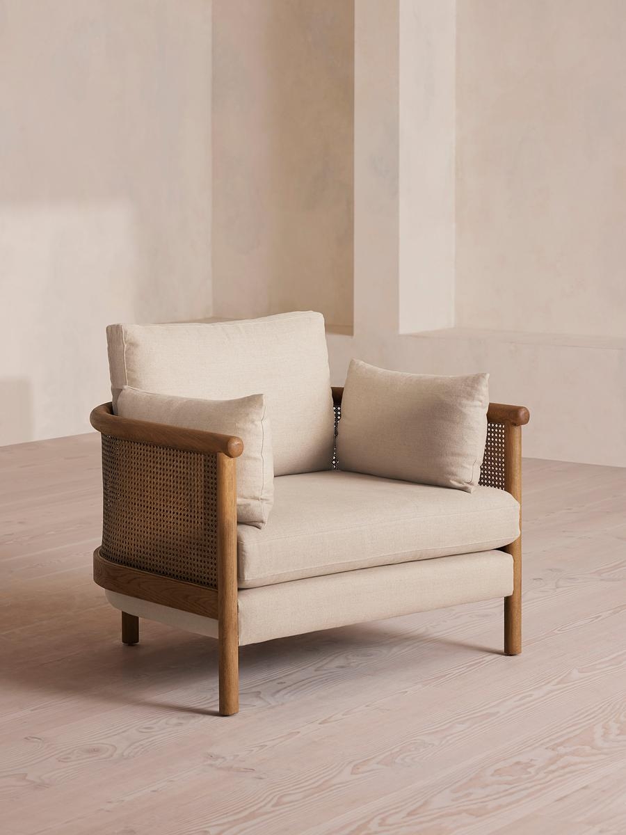 Sydney Armchair, Linen, Bisque, US - Image 0