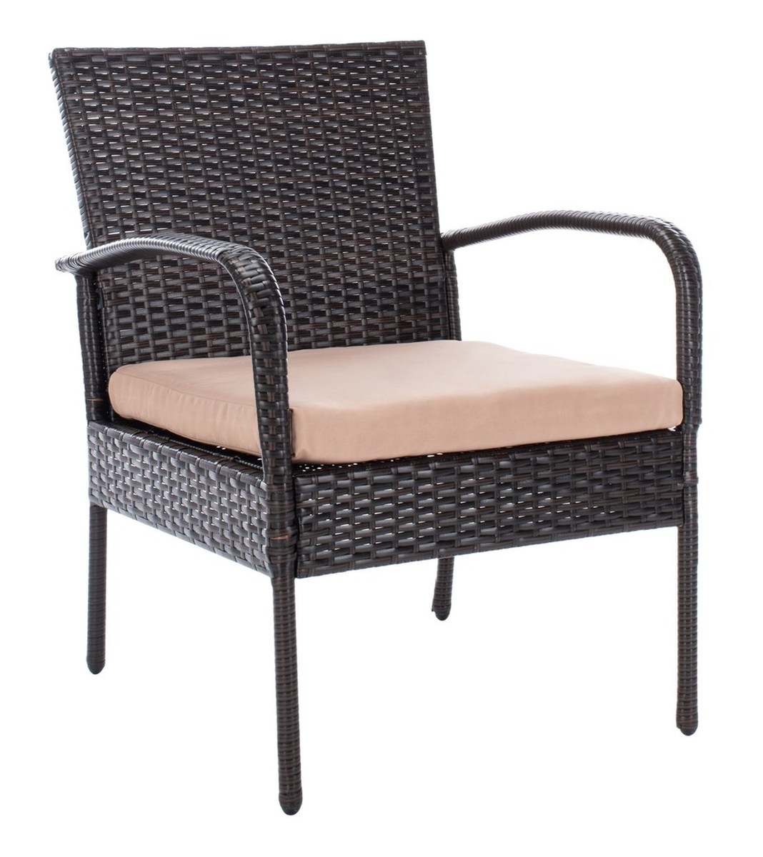 Moore 3 Pc Lounge Set - Brown/Beige - Safavieh - Image 6