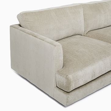 Haven XL Sectional Set 06: Right Arm Sofa, Left Arm Terminal Chaise, Poly, Performance Velvet, Petrol, Concealed Supports - Image 3
