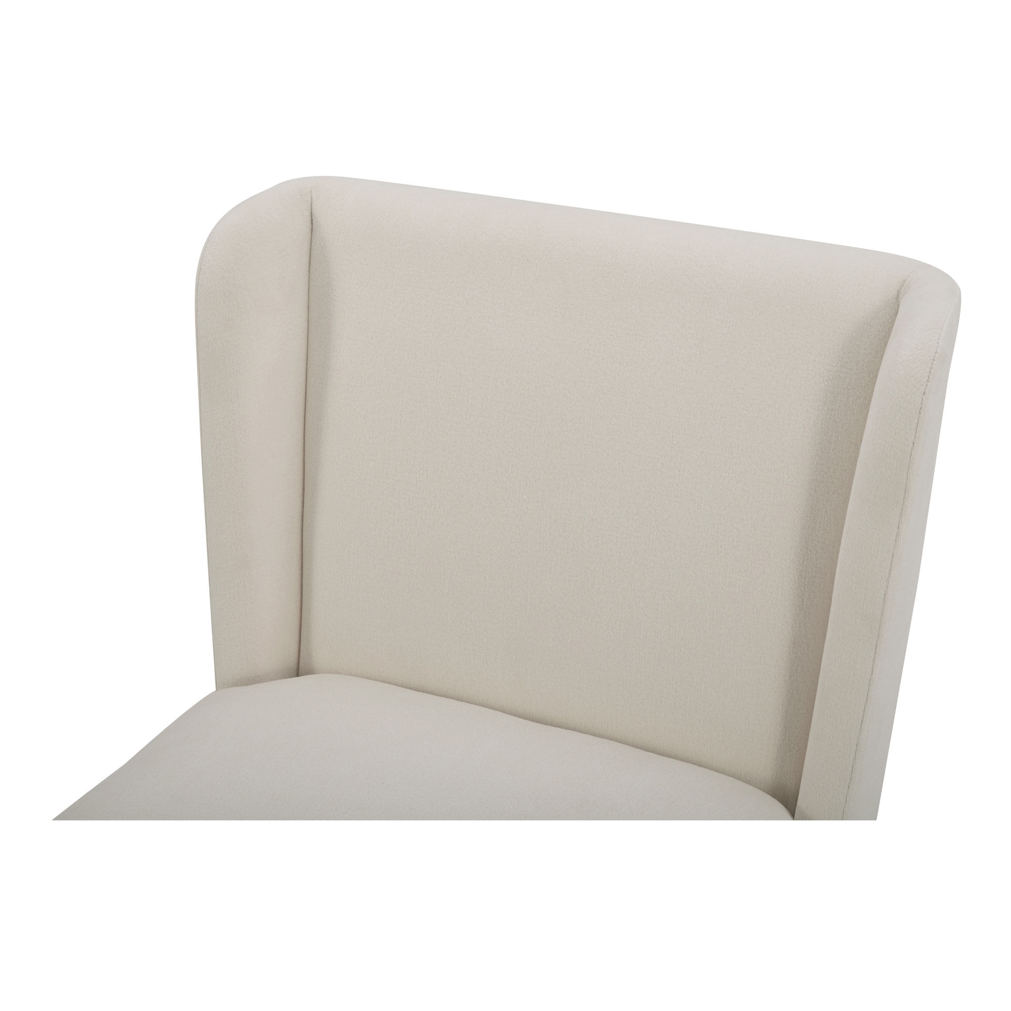Cormac Rolling Dining Chair Cream - Image 4