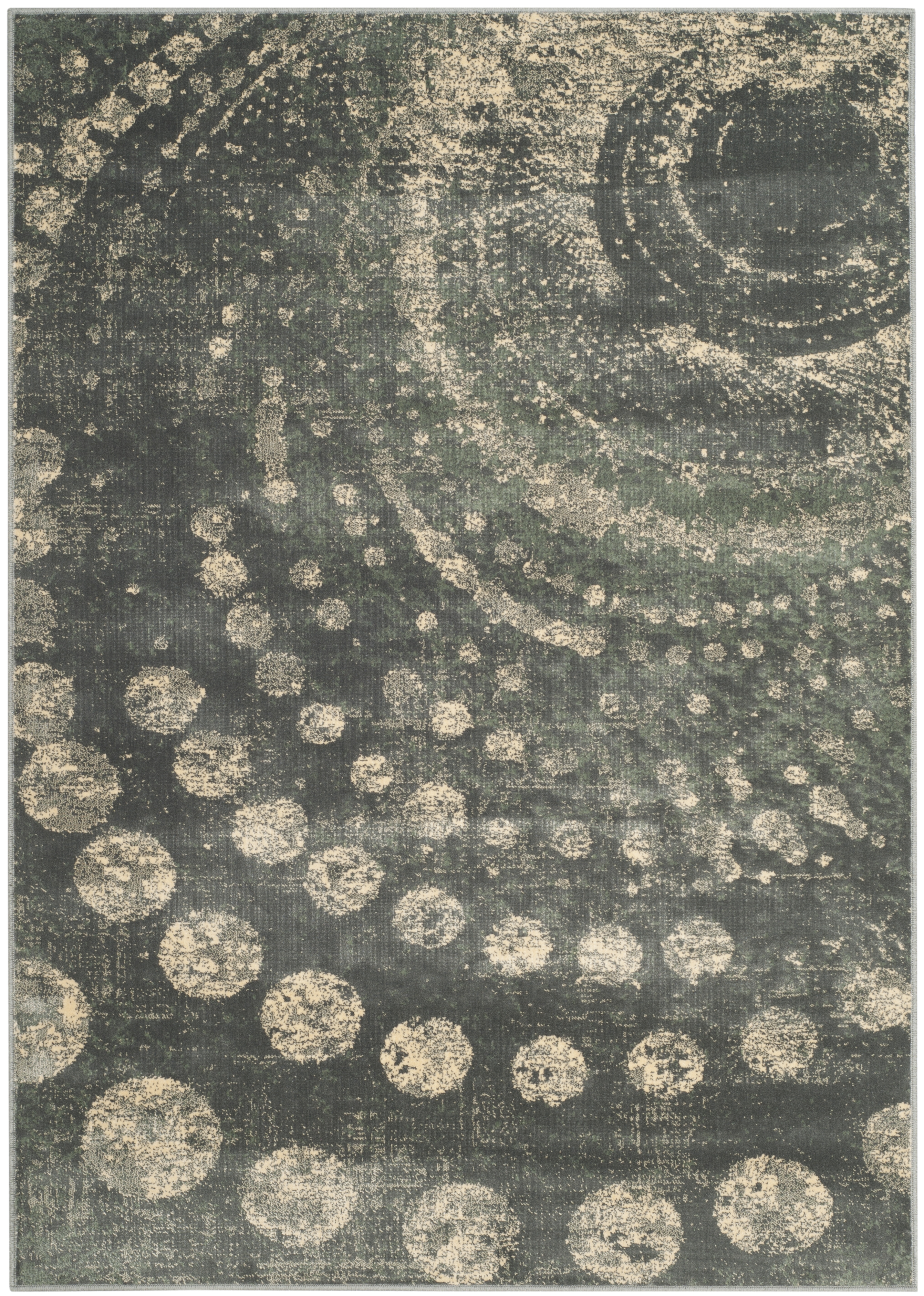 Arlo Home Woven Area Rug, CNV749-2770, Light Grey/Multi,  4' X 5' 7" - Image 0