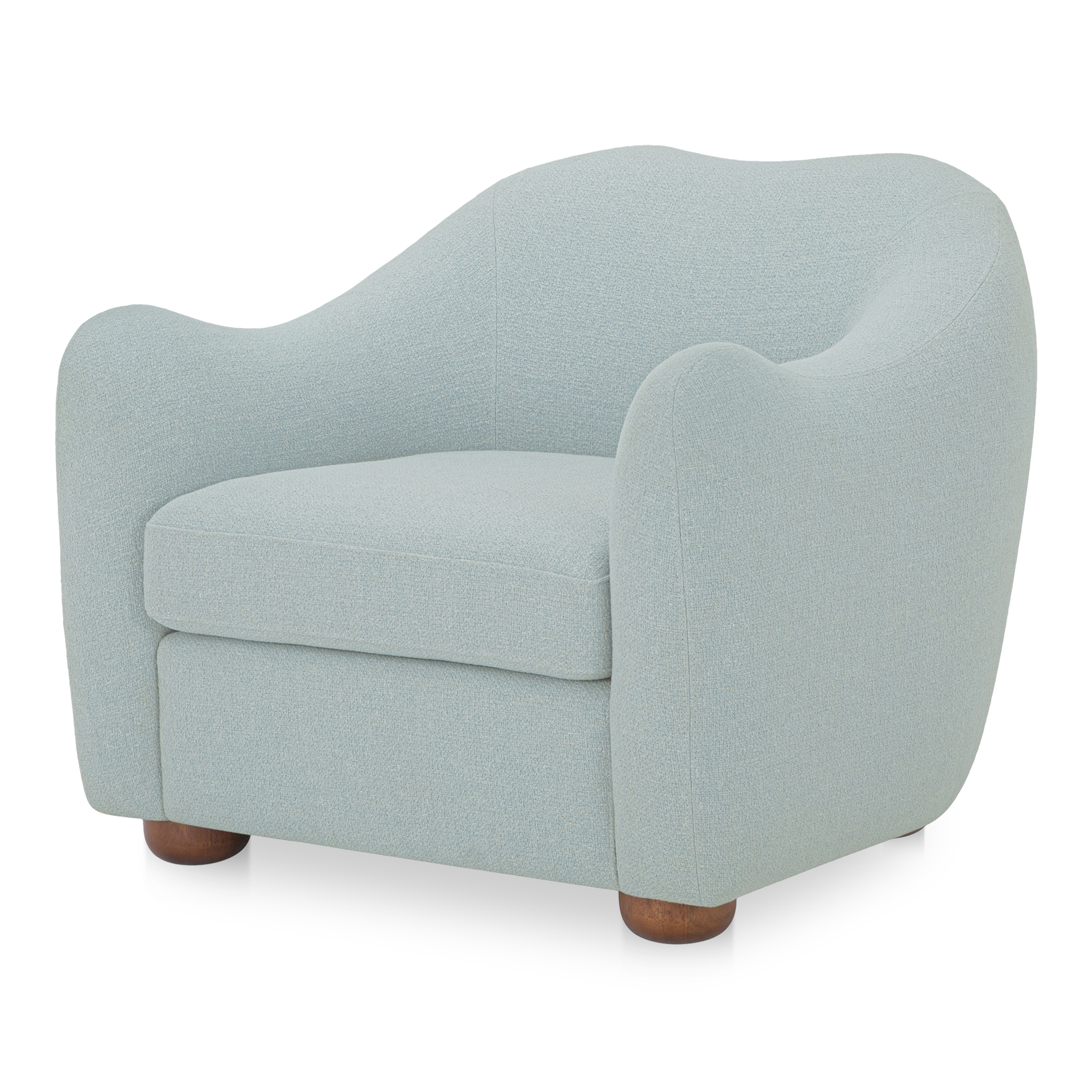 Bria Accent Chair Light Blue - Image 1