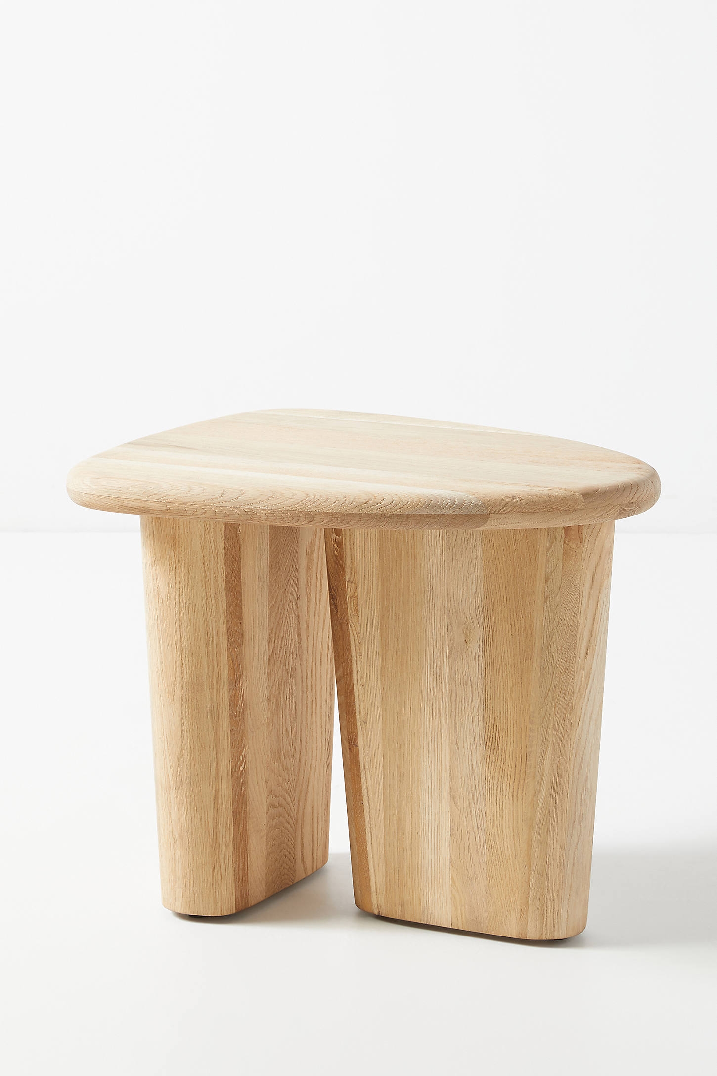 Kalle Sculptural Oak Side Table - Image 0