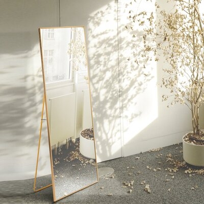 Full Length Mirror Floor Mirror Hanging Standing Or Leaning, Bedroom Mirror Wall-Mounted Mirror - Image 0