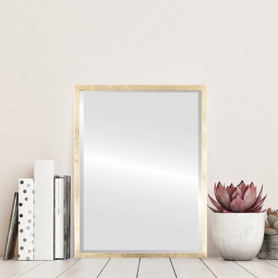 Campblin Framed Rectangle Mirror - Rubbed Black - Image 0