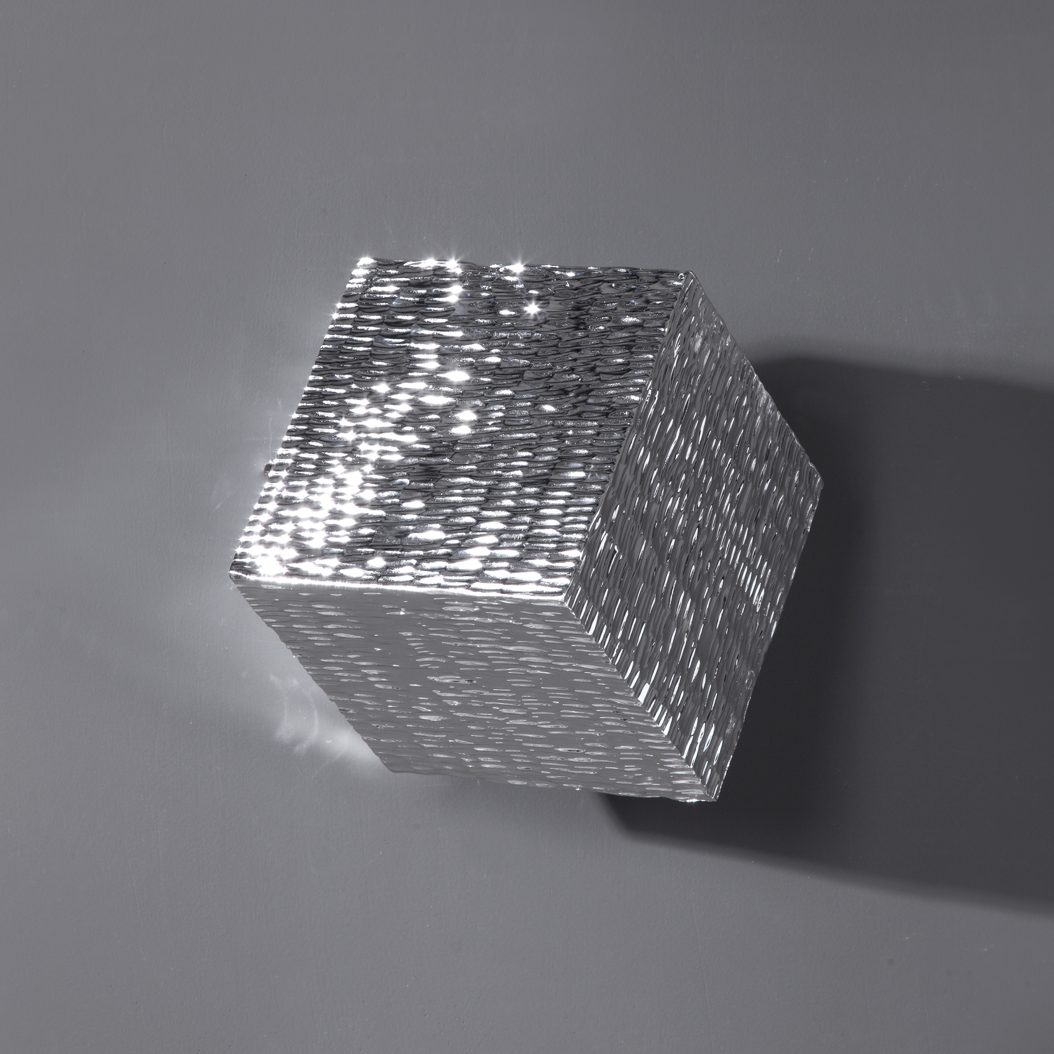 Jessamine Silver Wall Cube - Image 0