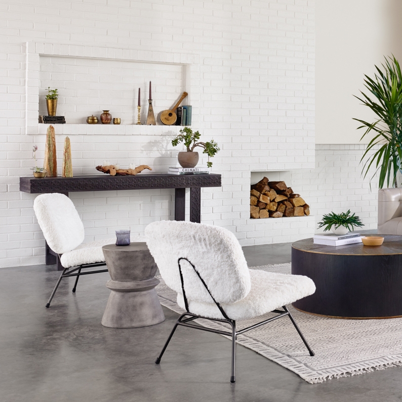 Lina End Table-Dark Grey - Image 2