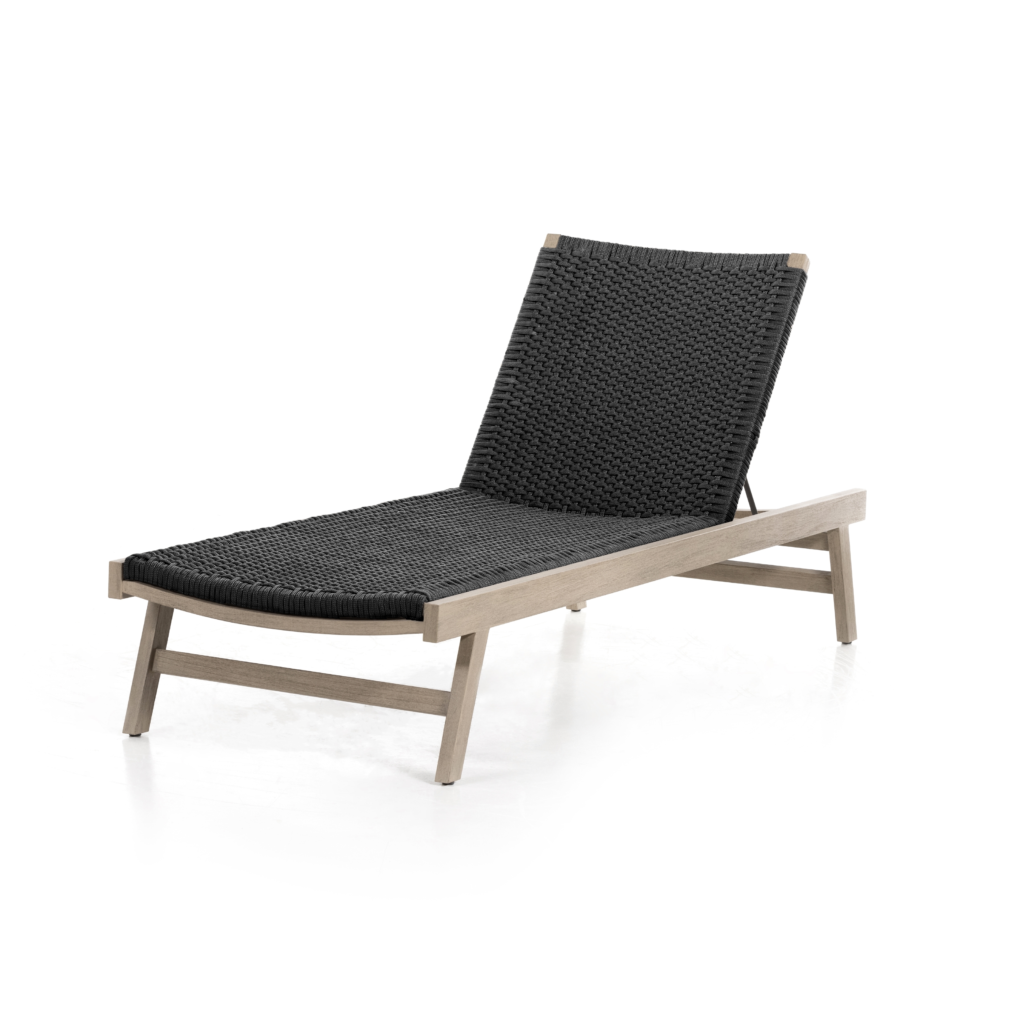 Delano Outdoor Chaise Lounge- Grey - Image 0