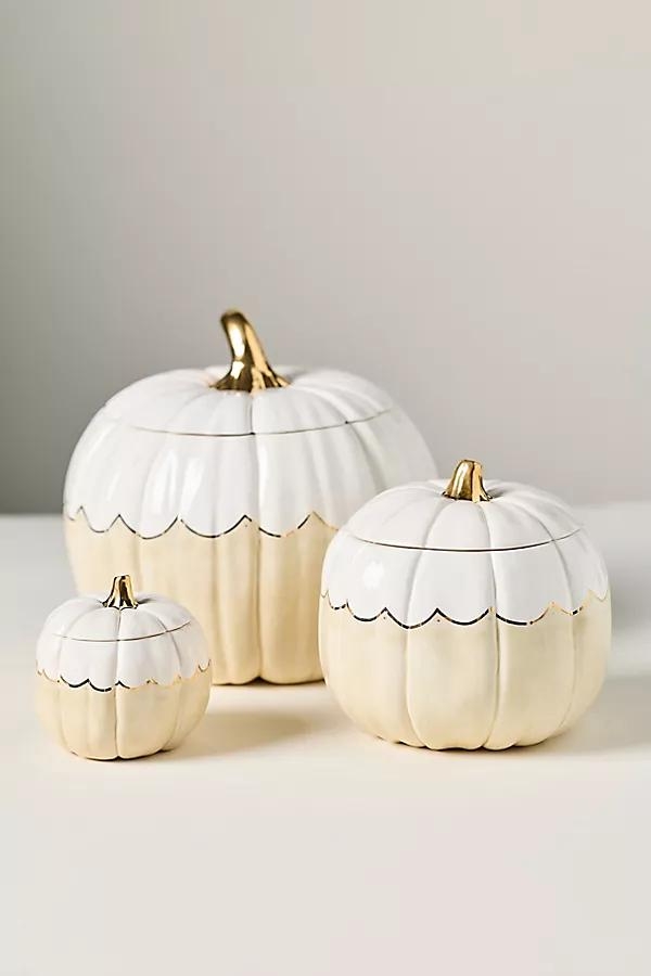 Scallop Ceramic Pumpkin Vessel - Image 0