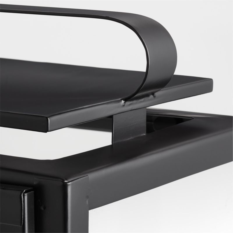 Walker Black Metal Outdoor Lantern 17.75" - Image 6