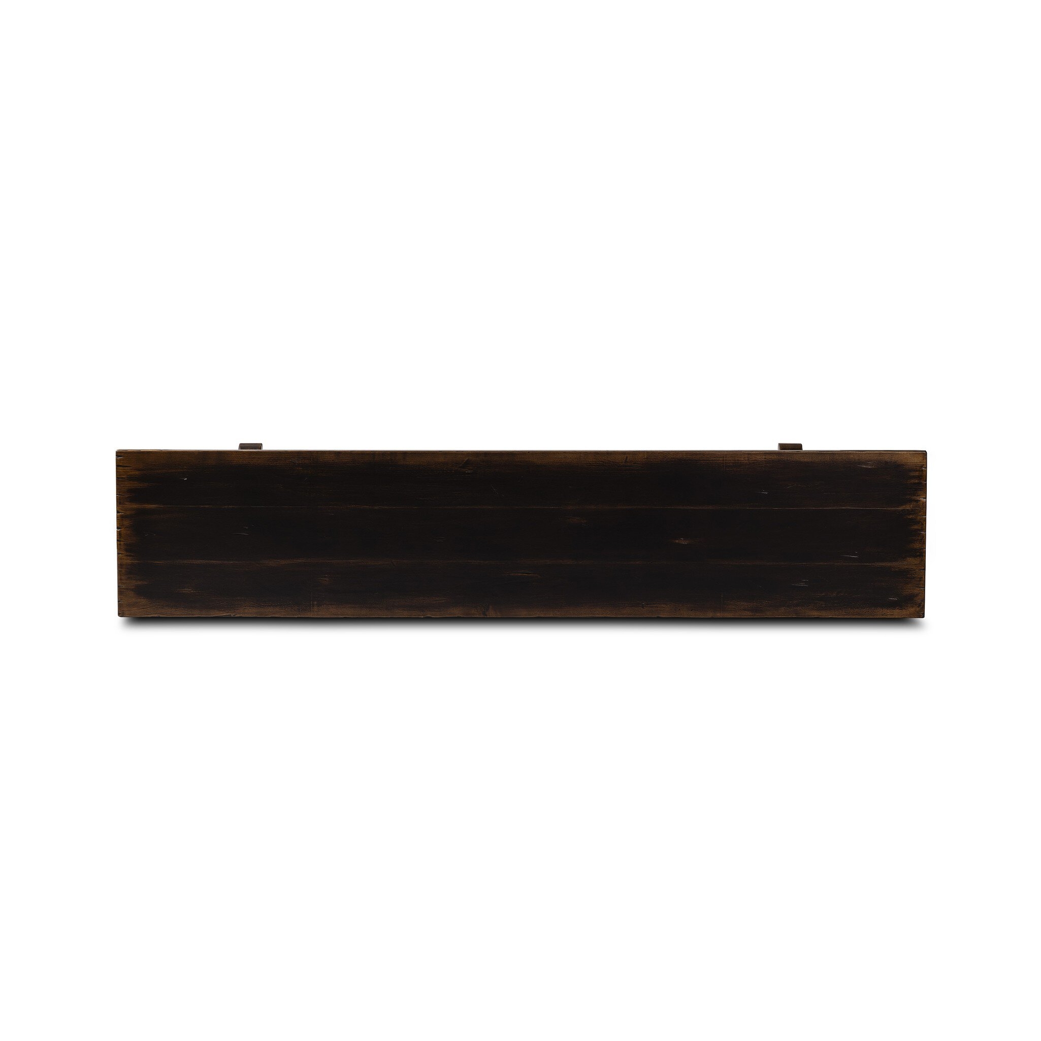 Trestle Console Table - Distressed Walnut - Image 12