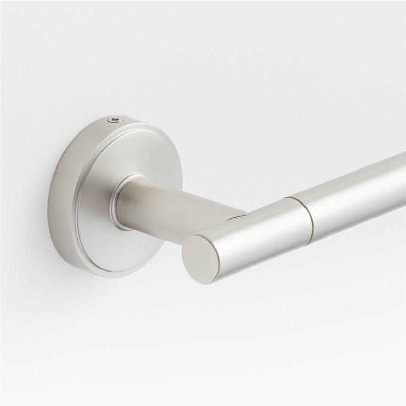 Modern 3" Flat-End Brushed Nickel Cabinet Drawer Bar Pull - Image 1