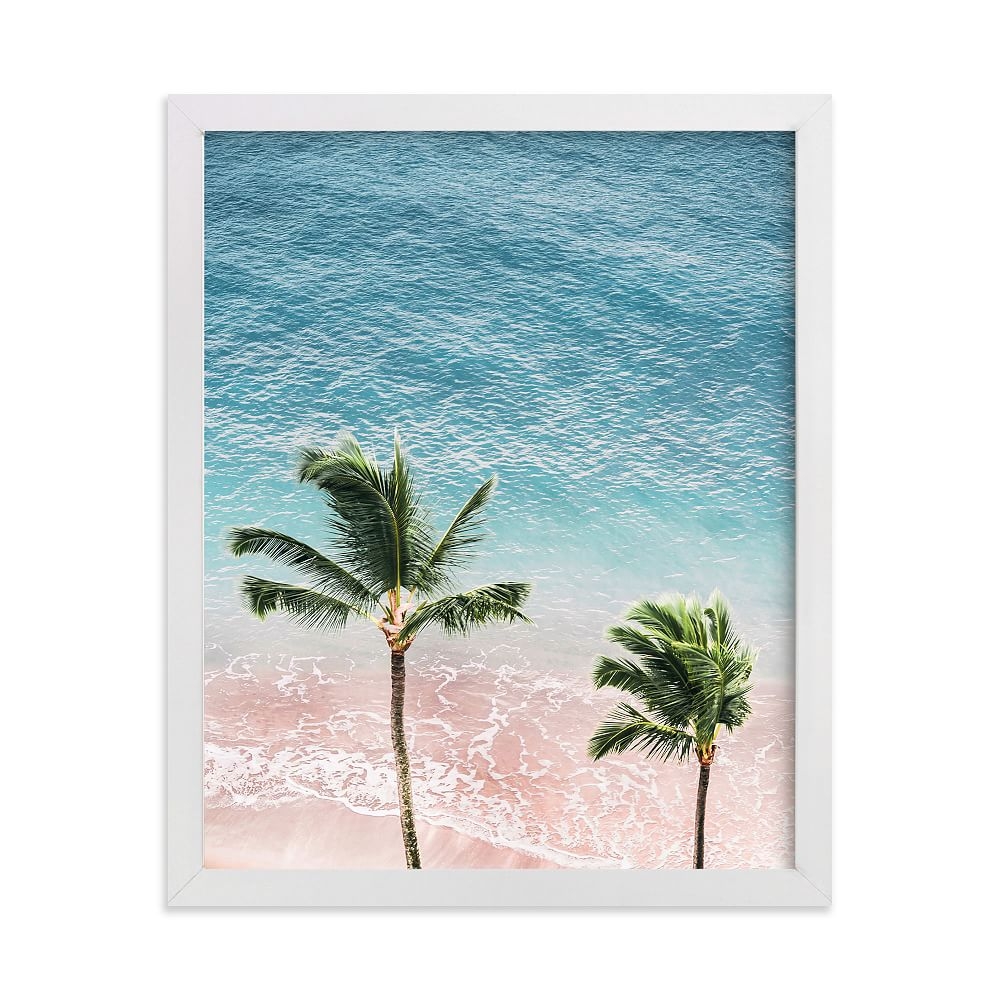 Island Palms 1 Framed Art by Minted(R), White, 8"x10" - Image 0