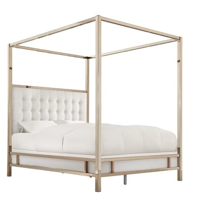 Alek Upholstered Canopy Bed - Image 0