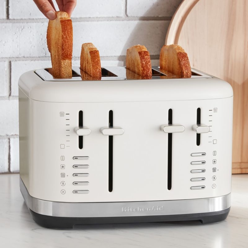 KitchenAid ® 4-Slice Toaster in Porcelain White - Image 2