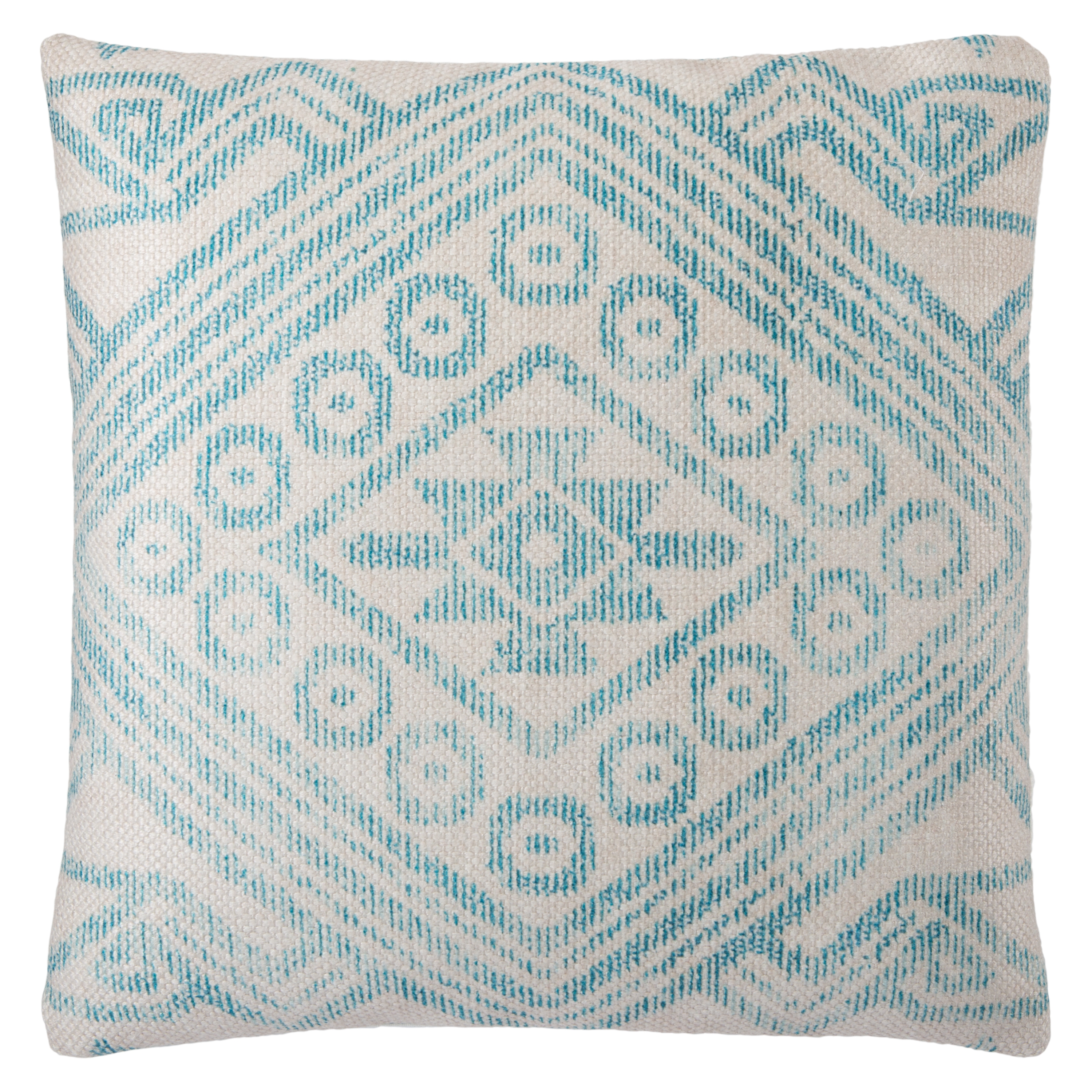 Design (US) Turquoise 22"X22" Pillow I-O - Image 0