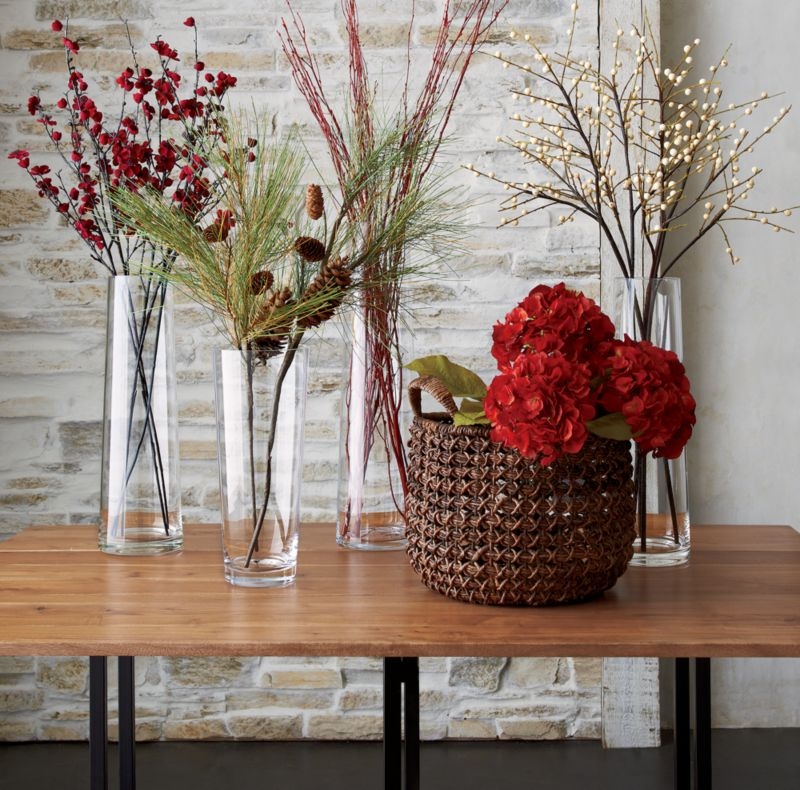 Faux Ilex White Berry Stem Branch 39" - Image 7