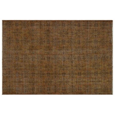One-of-a-Kind Sidd Hand-Knotted 1960s Turkish Light Brown 5'4" x 7'1" Area Rug - Image 0