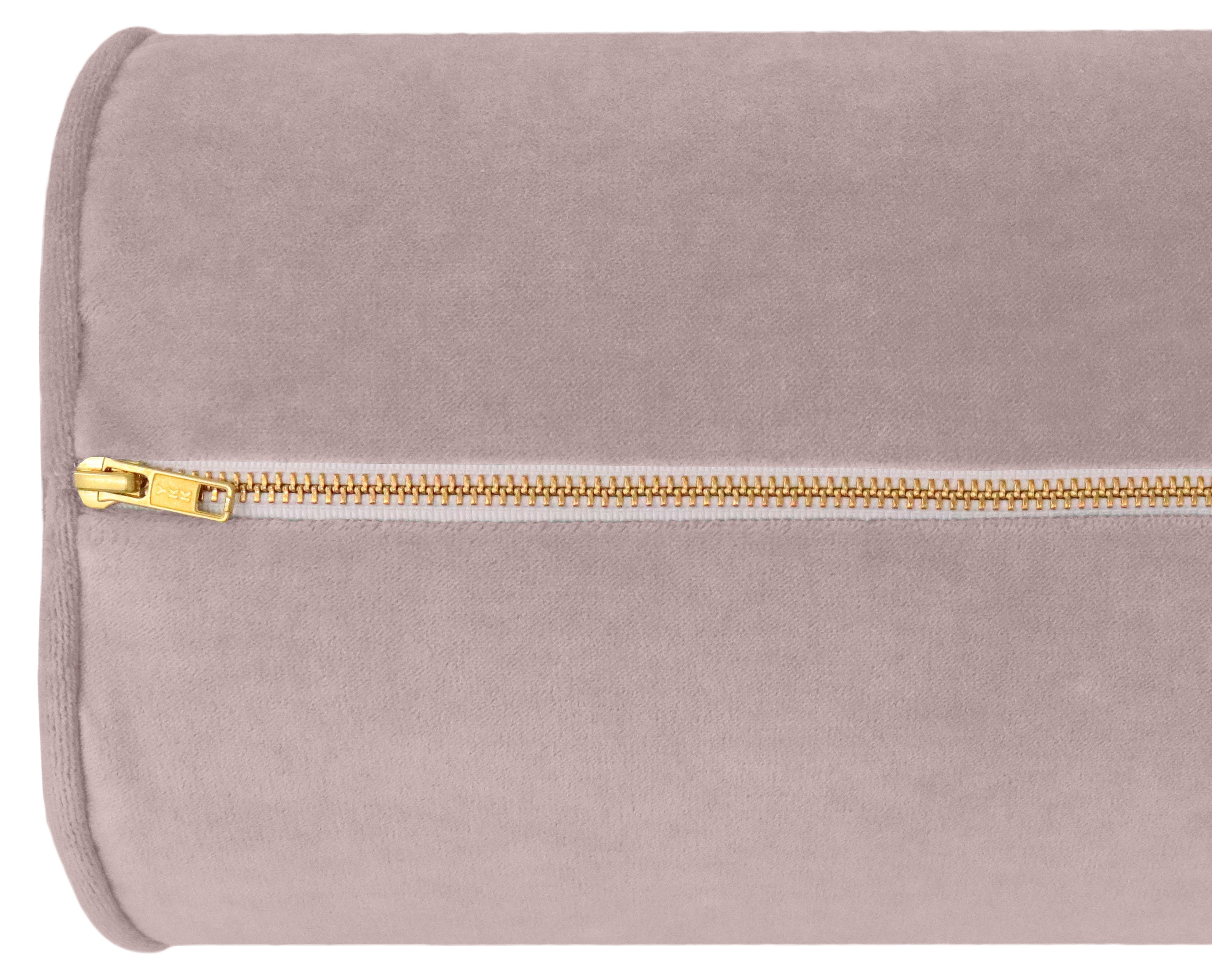 THE BOLSTER :: SOCIETY VELVET // SMOKEY LILAC - TWIN // 9" X 24" - Image 3