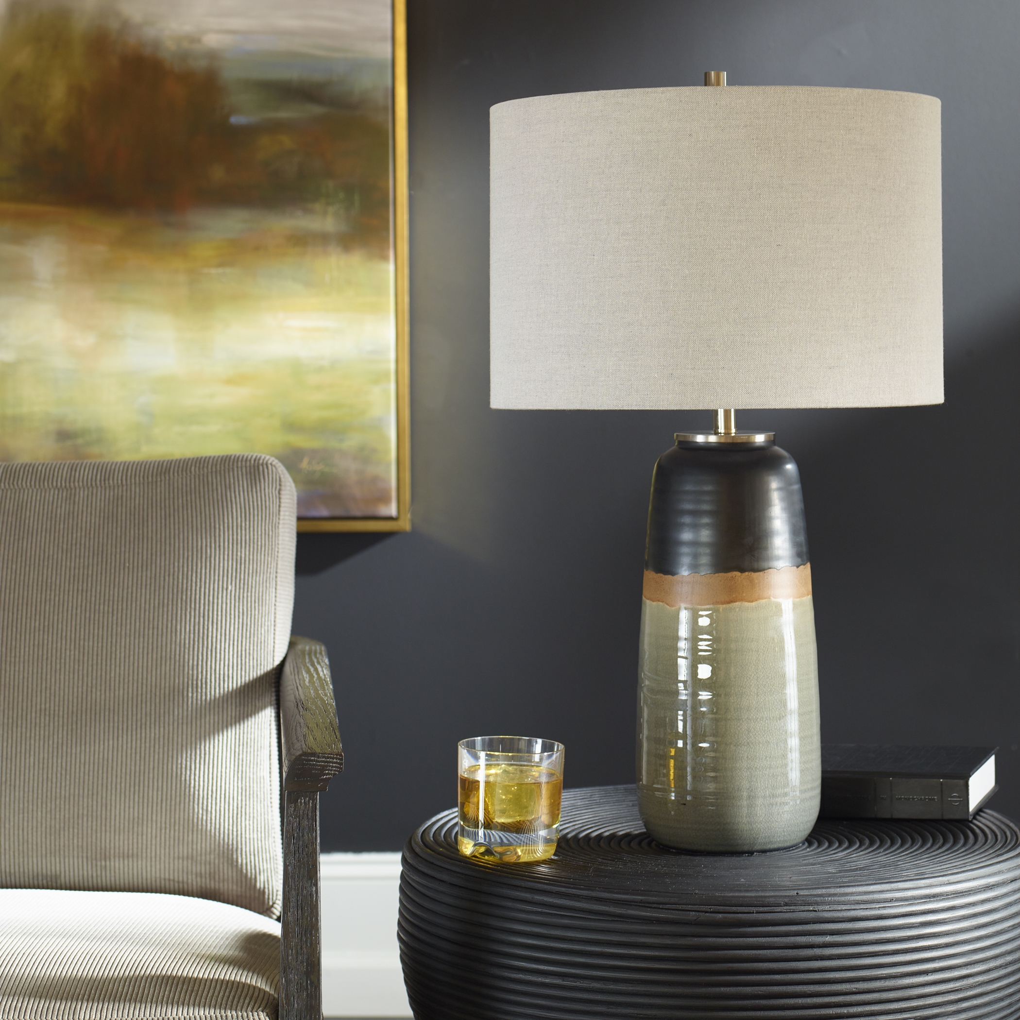 Coen Gray Table Lamp - Image 1