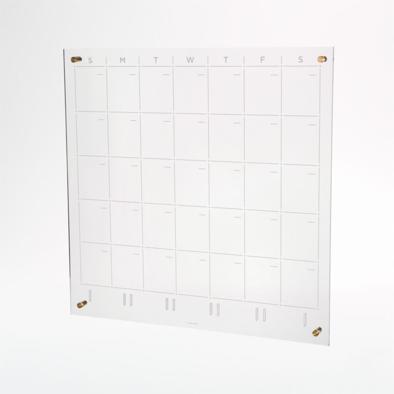 Russell + Hazel Acrylic Monthly Dry-Erase Calendar - Image 1